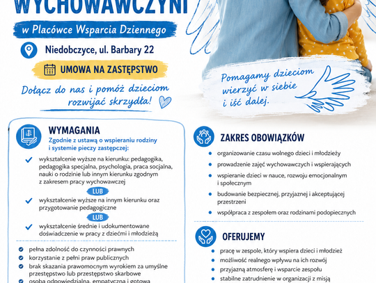 🪽 STOWARZYSZENIE USKRZYDLENI SZUKA WYCHOWAWCY / WYCHOWAWCZYNI 🪽